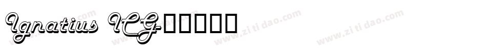 Ignatius ICG字体转换